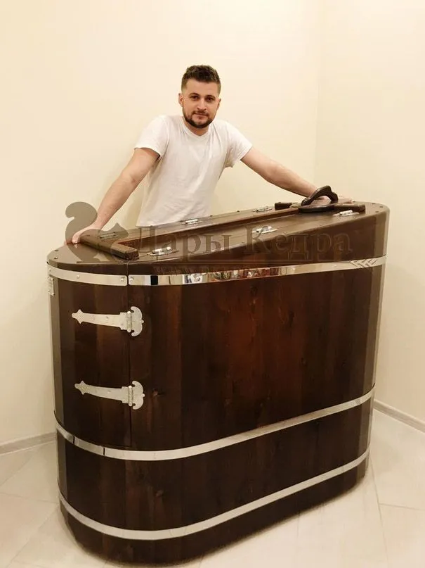 Кедровая бочка (фитобочка) полулежачая «Профессиональная»